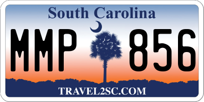 SC license plate MMP856