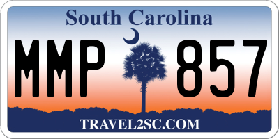 SC license plate MMP857
