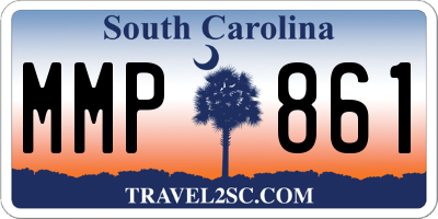 SC license plate MMP861