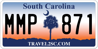 SC license plate MMP871