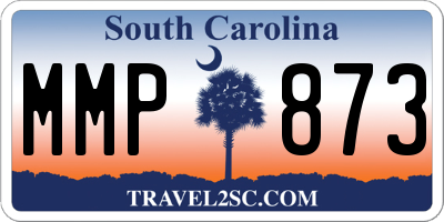 SC license plate MMP873