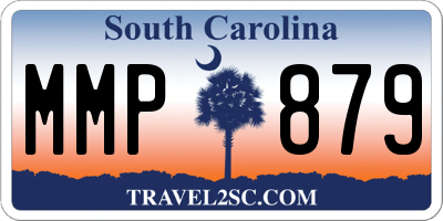SC license plate MMP879