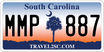 SC license plate MMP887