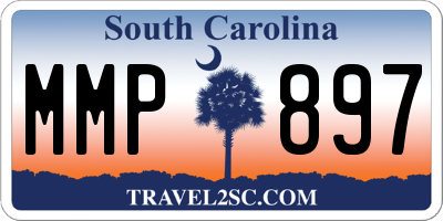 SC license plate MMP897