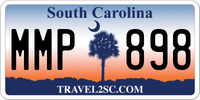 SC license plate MMP898