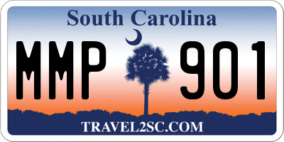 SC license plate MMP901