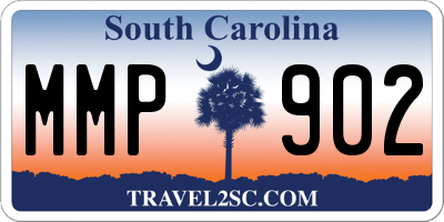 SC license plate MMP902