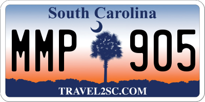 SC license plate MMP905