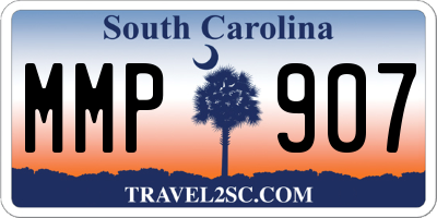 SC license plate MMP907