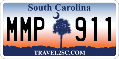 SC license plate MMP911