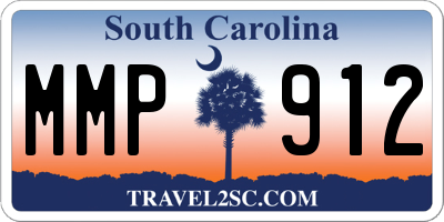 SC license plate MMP912