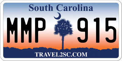 SC license plate MMP915