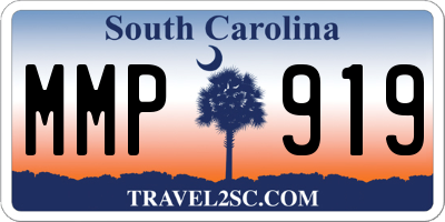 SC license plate MMP919