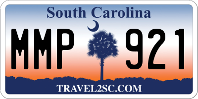 SC license plate MMP921