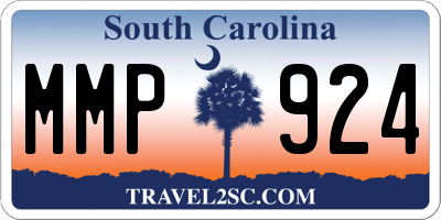 SC license plate MMP924