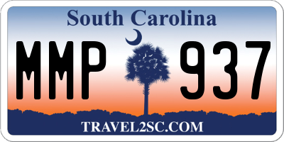 SC license plate MMP937