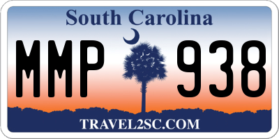 SC license plate MMP938