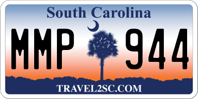 SC license plate MMP944