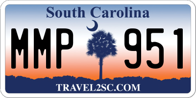 SC license plate MMP951