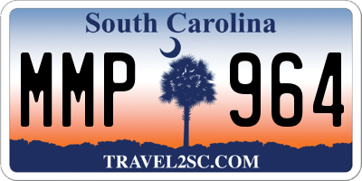SC license plate MMP964