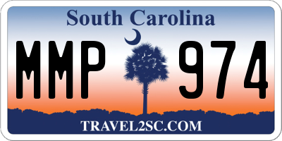 SC license plate MMP974
