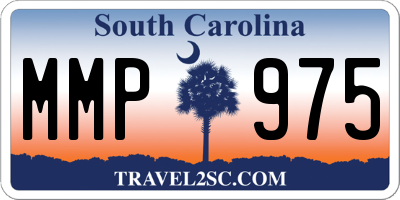 SC license plate MMP975
