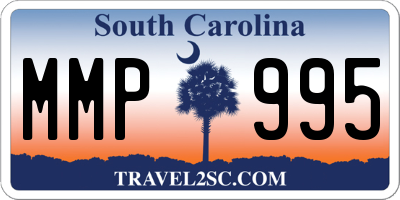 SC license plate MMP995