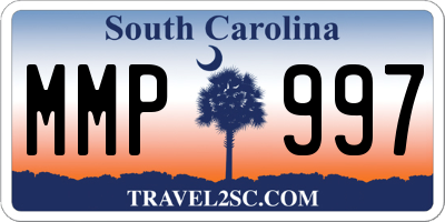 SC license plate MMP997