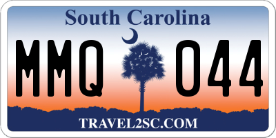 SC license plate MMQ044