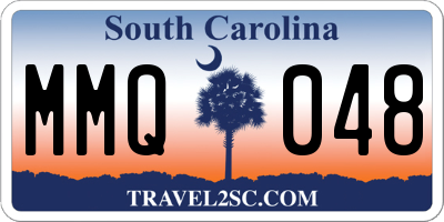 SC license plate MMQ048