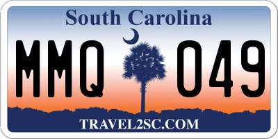 SC license plate MMQ049