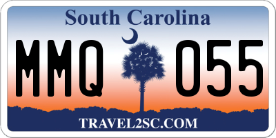 SC license plate MMQ055