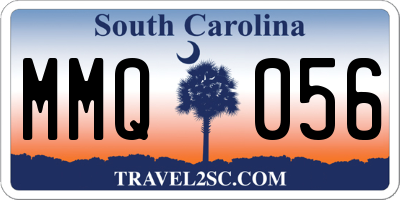SC license plate MMQ056