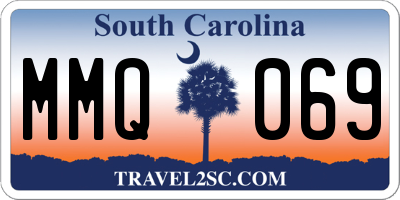 SC license plate MMQ069