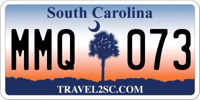 SC license plate MMQ073