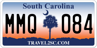 SC license plate MMQ084