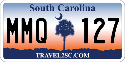 SC license plate MMQ127