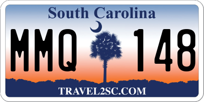 SC license plate MMQ148