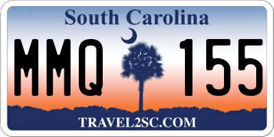 SC license plate MMQ155