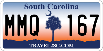 SC license plate MMQ167