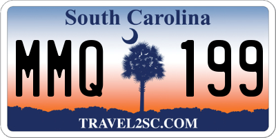 SC license plate MMQ199