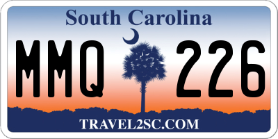 SC license plate MMQ226
