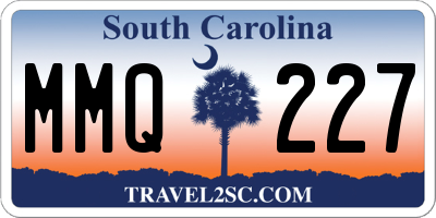 SC license plate MMQ227