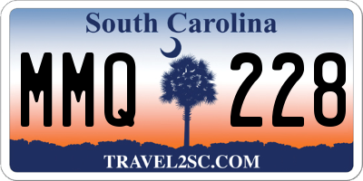 SC license plate MMQ228