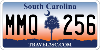 SC license plate MMQ256