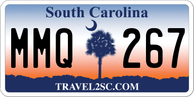 SC license plate MMQ267