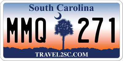 SC license plate MMQ271