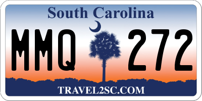 SC license plate MMQ272