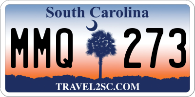 SC license plate MMQ273