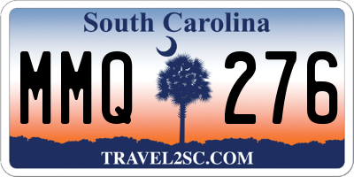 SC license plate MMQ276